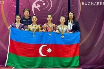 Azerbaijani gymnasts win 5 medals at tournament in Romania