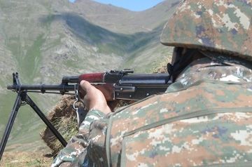 Azerbaijani army positions again shelled by Armenian troops