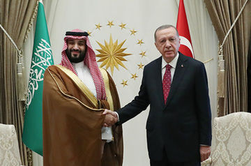 Turkish president and Saudi crown prince hold talks on sidelines of G-20 summit