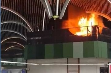 Fire breaks out in Baghdad International Airport
