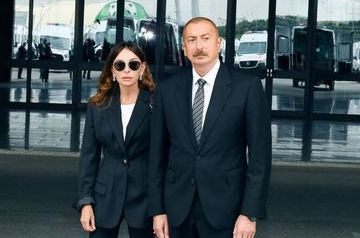 Ilham Aliyev and Mehriban Aliyeva make trip to Shaki district