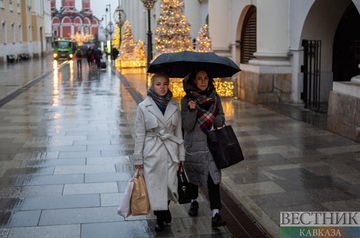 Tropical rain to cover Moscow on Monday