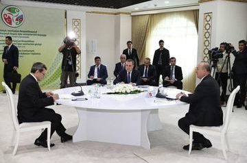 Foreign Ministers of Azerbaijan, Türkiye and Turkmenistan meet in Avaza