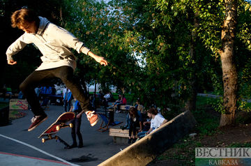New skate park opens in Simferopol
