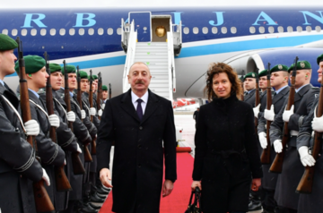 Ilham Aliyev paying working visit to Berlin