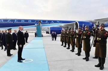 Ilham Aliyev arrived in Türkiye