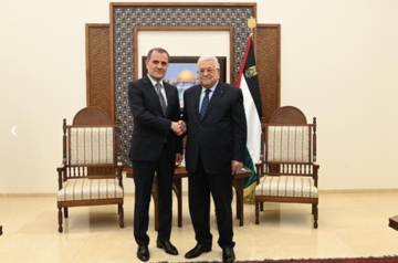Azerbaijani Foreign Minister meets with President of Palestine