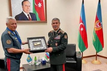 Azerbaijani defense ministry leaves for Kazakhstan