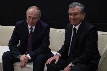 Putin holds evening talks with Mirziyoyev in Kremlin