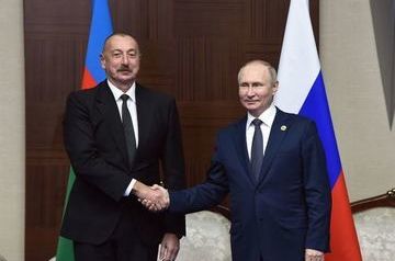 Ilham Aliyev congratulates Vladimir Putin on occasion of Russia Day