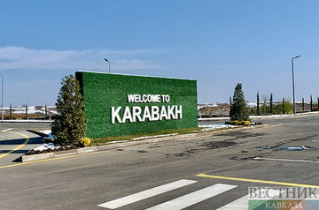 Karabakh residents of Azerbaijan freely cross checkpoint on Lachin road