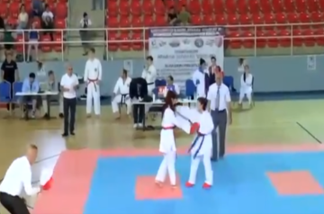 Armenian karateka suspended for attacking winner from Azerbaijan