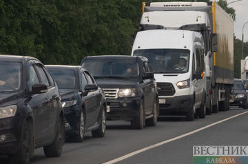 Traffic jam formed on Russia-Kazakhstan border