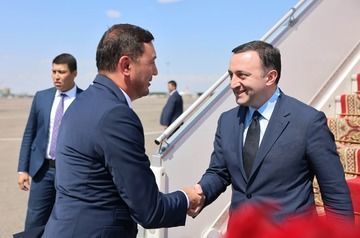 Garibashvili arrives in Kazakhstan