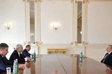 Ilham Aliyev discusses Aghdam-Khankendi road launch with special representative of Russian Foreign Ministry