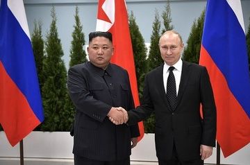 Putin and Kim Jong Un meet at Vostochny space launch facility