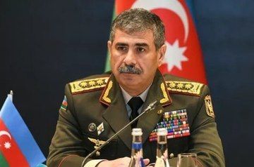 Azerbaijani Defense Minister arrives in UAE