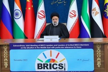 Iran asks BRICS countries to put pressure on Israel