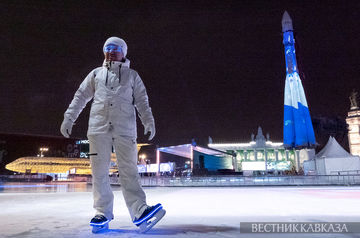 Skating rink at VDNKh: opening in space theme &quot;Flight to the Dream&quot;