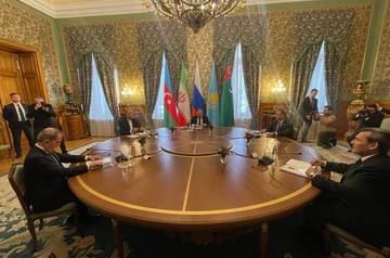 Caspian littoral states FMs holding meeting in Moscow