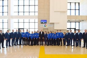 Ilham Aliyev opens Lankaran regional ASAN xidmet center