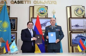 Defense Ministry of Armenia and Kazakhstan draw up cooperation plan for current year