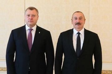 Astrakhan region&#039;s governor congratulates Ilham Aliyev