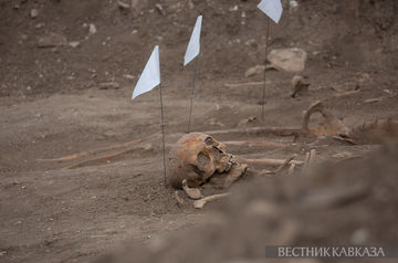 Another mass grave found in Khojaly