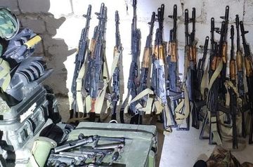 Large warehouse of Armenian weapons found in Khankendi&#039;s kindergarten