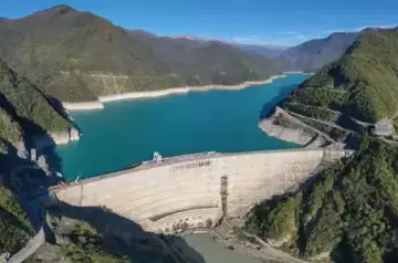 Largest hydroelectric power plant in Caucasus temporarily stopped working