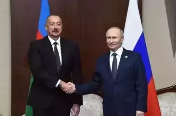 Ilham Aliyev on his way to Moscow for talks with Vladimir Putin