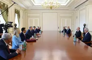 Astrakhan Region governor meets Azerbaijani President