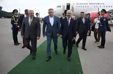 Slovakia&#039;s PM welcomed in Baku