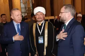 Chairman of Russian Muslim Spiritual Administration thanks Erdoğan for his position on Gaza Strip