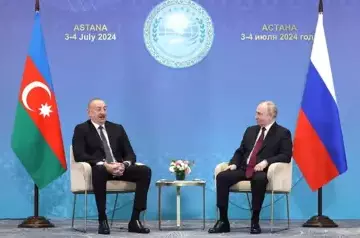 Vladimir Putin and Ilham Aliyev met in Astana