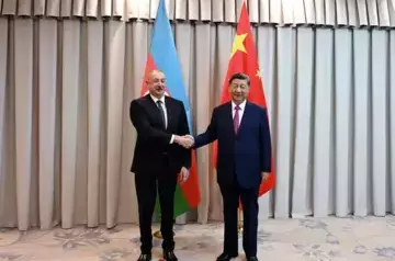 Ilham Aliyev and Xi Jinping meets in Astana