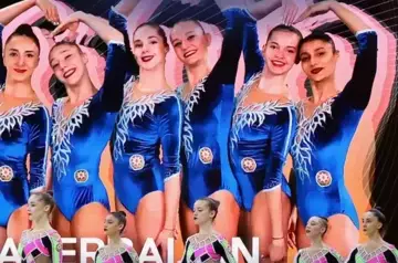 Azerbaijani gymnastic team wins gold in Spain