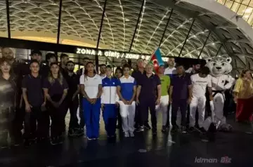 Azerbaijani Olympic team members leave for Paris
