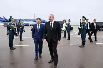 Ilham Aliyev&#039;s visit to Kazakh capital ends