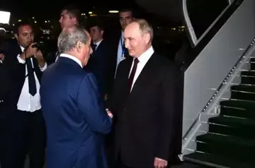 Vladimir Putin begins state visit to Azerbaijan