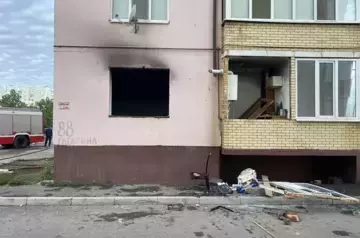 Gas ignited apartment building in Kizilyurt