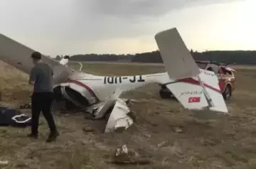 Training plane with people crashed in Türkiye