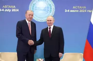 Putin looks forward to meeting Erdogan at BRICS summit in Kazan