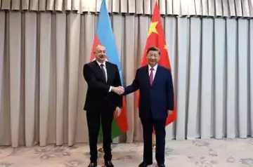 Ilham Aliyev congratulates China on 75th anniversary