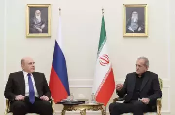 Iranian President receives Russian Prime Minister