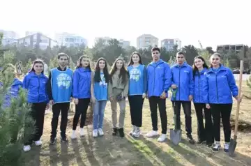 Leyla Aliyeva joins tree-planting campaign in Baku