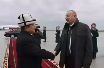 Ilham Aliyev concludes his visit to Bishkek