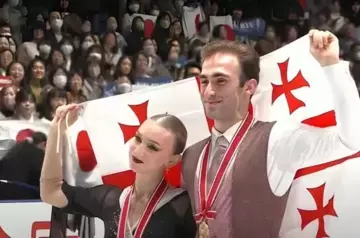 Georgian figure skaters become sensation in Tokyo