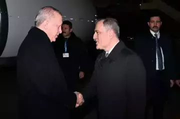 Erdogan arrives in Azerbaijan to attend COP29