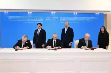 Presidents of Azerbaijan, Kazakhstan and Uzbekistan meet at COP29